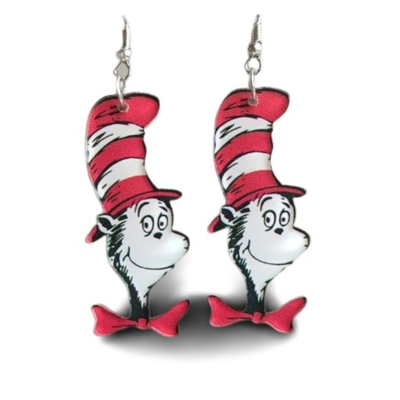 Dr Suess Earrings - Picture 2 of 2